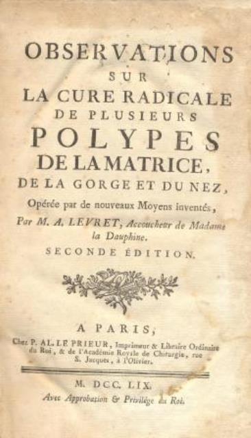 Observations sur la cure radicale de plusieurs polypes de la …