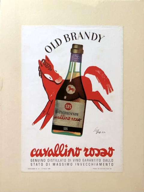 Old Brandy. Cavallino rosso.