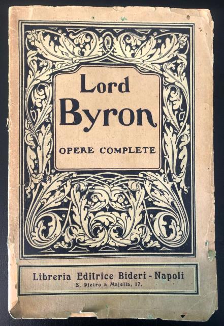 Opere complete di Lord Giorgio Byron.