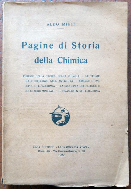 Pagine di storia della chimica. Periodi della storia della chimica …