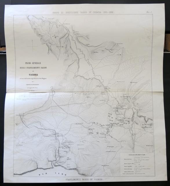 Piano Generale degli Stabilimenti Sardi in Crimea. Rilevato alla tavoletta …