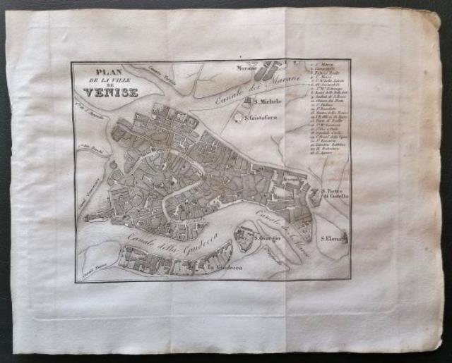 Plan de la Ville de Venise.