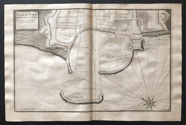 Plan du Port de Civitavecchia.