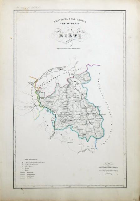 Provincia dell’Umbria. Circondario di Rieti.