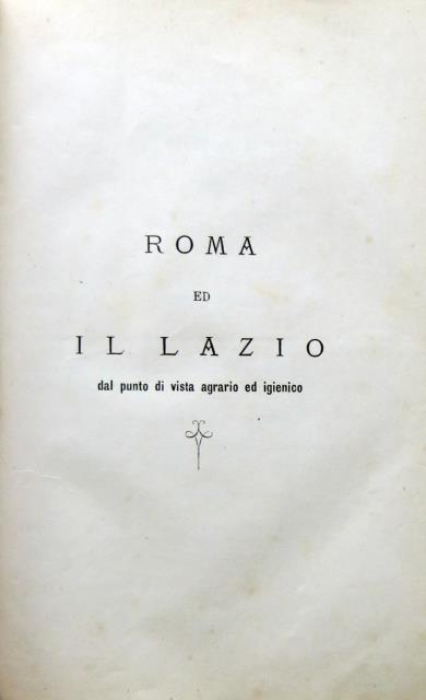 Roma e il Lazio dal punto di vista agrario ed …