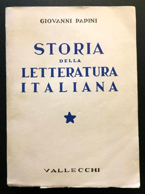 Storia della letteratura italiana.