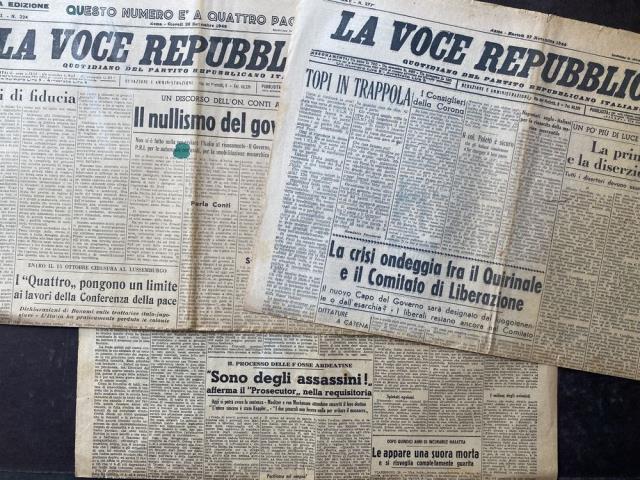 Titoli del 27 Novembre 1945 - 26 Settembre 1946 - …