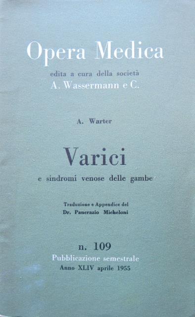 Varici e sindromi venose delle gambe.