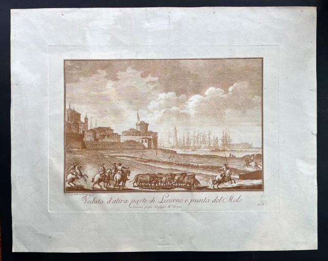 Veduta del Antico Livorno, allorché fu comprato dai Fiorentini l'Anno …