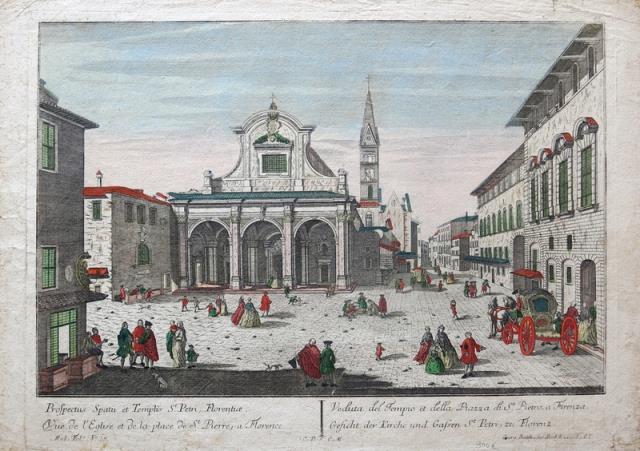 Veduta del Tempio e della Piazza di St. Pietro, a …