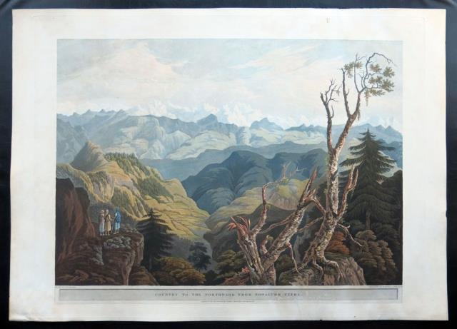 Views in the Himalaya Mountains (Viste sulle montagne dell’Himalaya). Tavola …