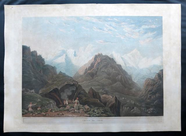 Views in the Himalaya Mountains (Viste sulle montagne dell’Himalaya). Tavola …