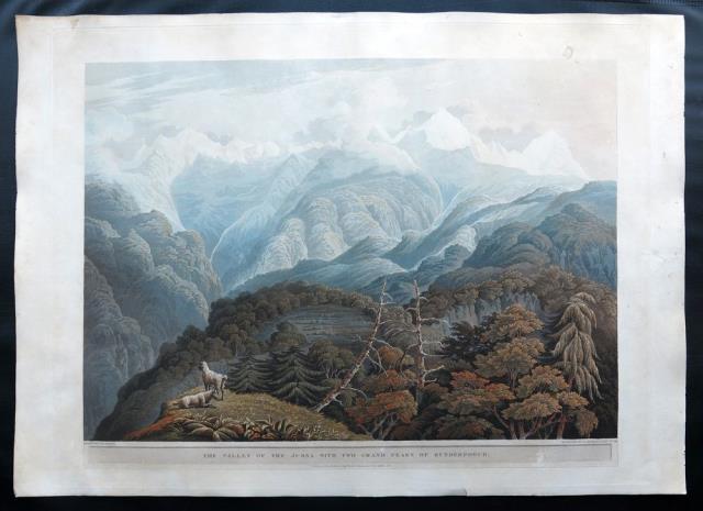 Views in the Himalaya Mountains (Viste sulle montagne dell’Himalaya). Tavola …