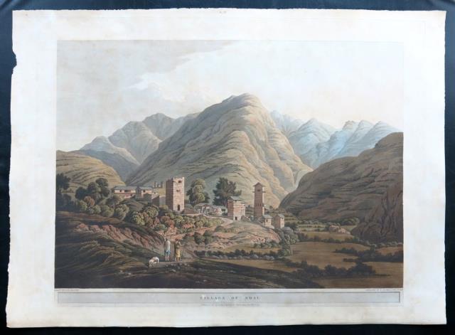 Views in the Himalaya Mountains (Viste sulle montagne dell’Himalaya). Tavola …