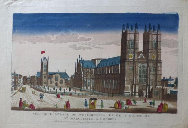 Vue de l'Abbaye de Westminster, et de l'Eglise de S.te …