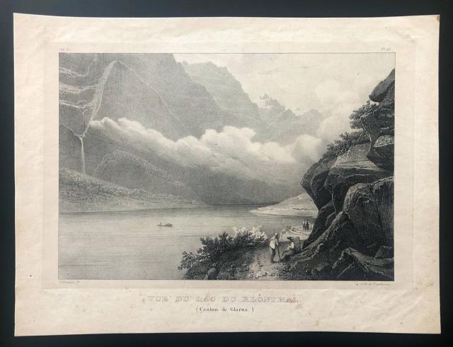 Vue du Lac du Klonthal (Canton de Glarus).