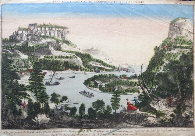Vue perspective de la Ville et Forteresse Electorale de Koningstein, …