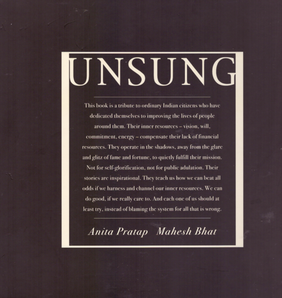 Unsung (dedica e firma)