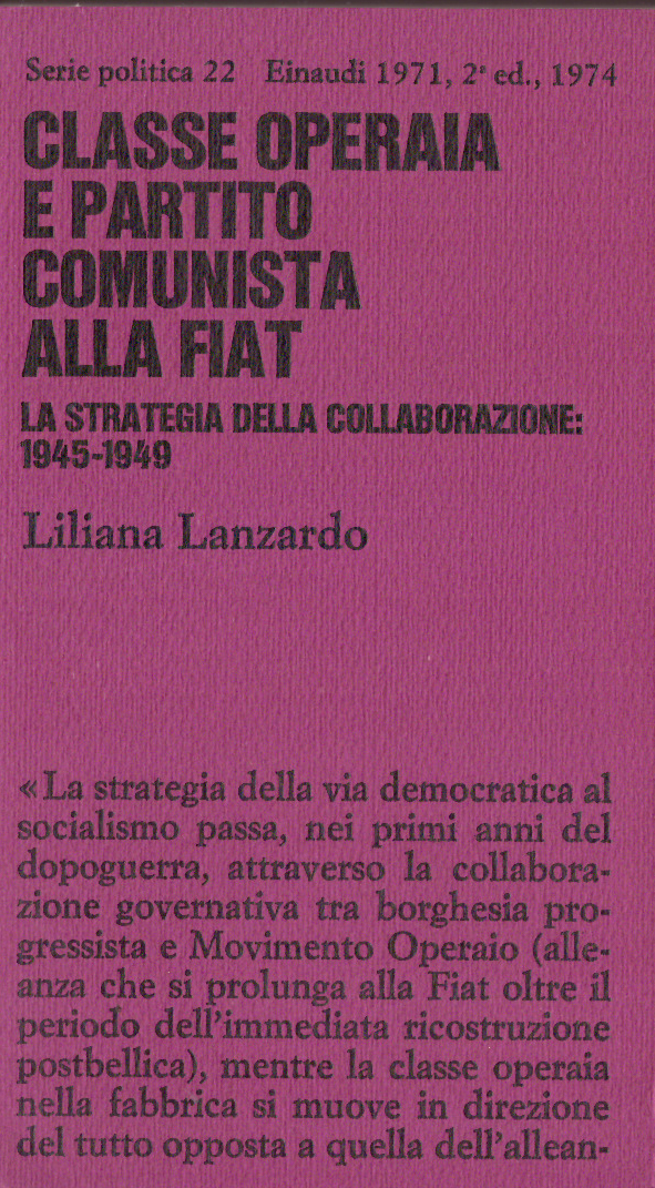 Classe operaia e partito comunista alla Fiat. la strategia della …