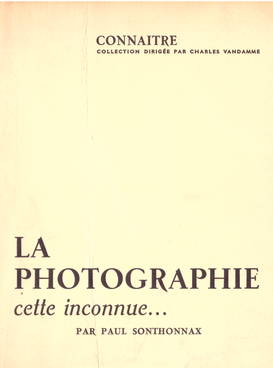 La photographie cette inconnue…