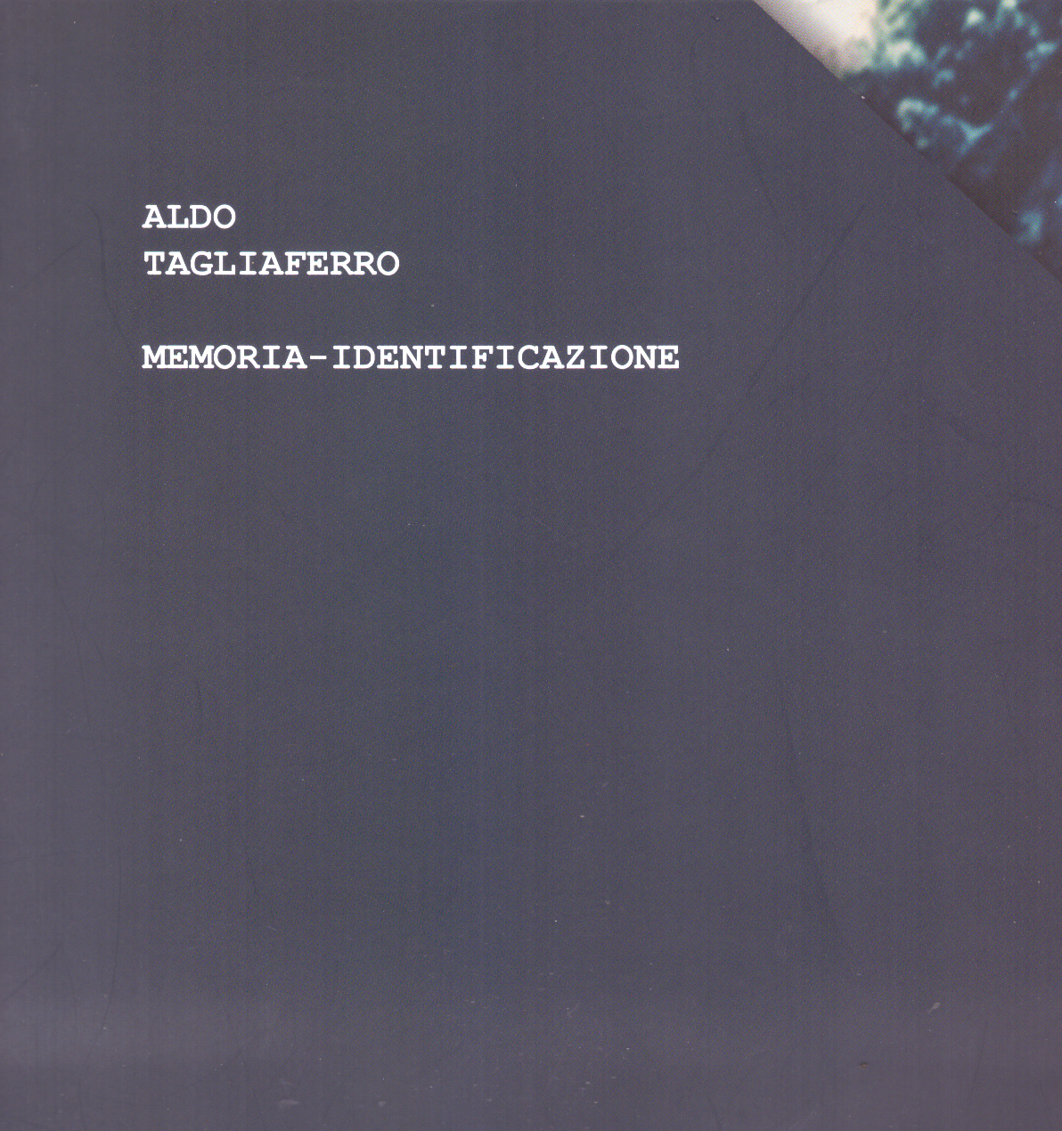Memoria - Identificazione