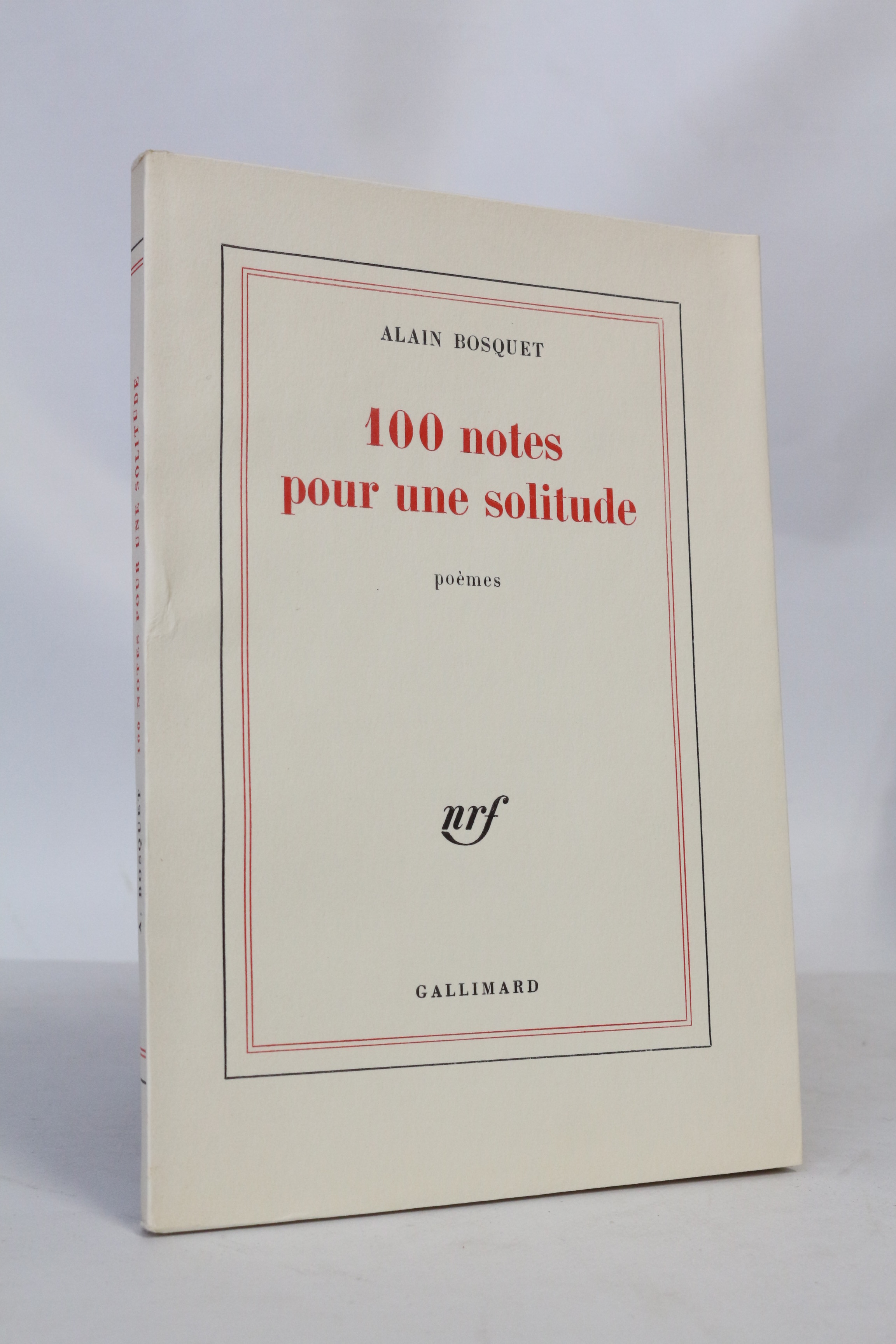100 notes pour une solitude