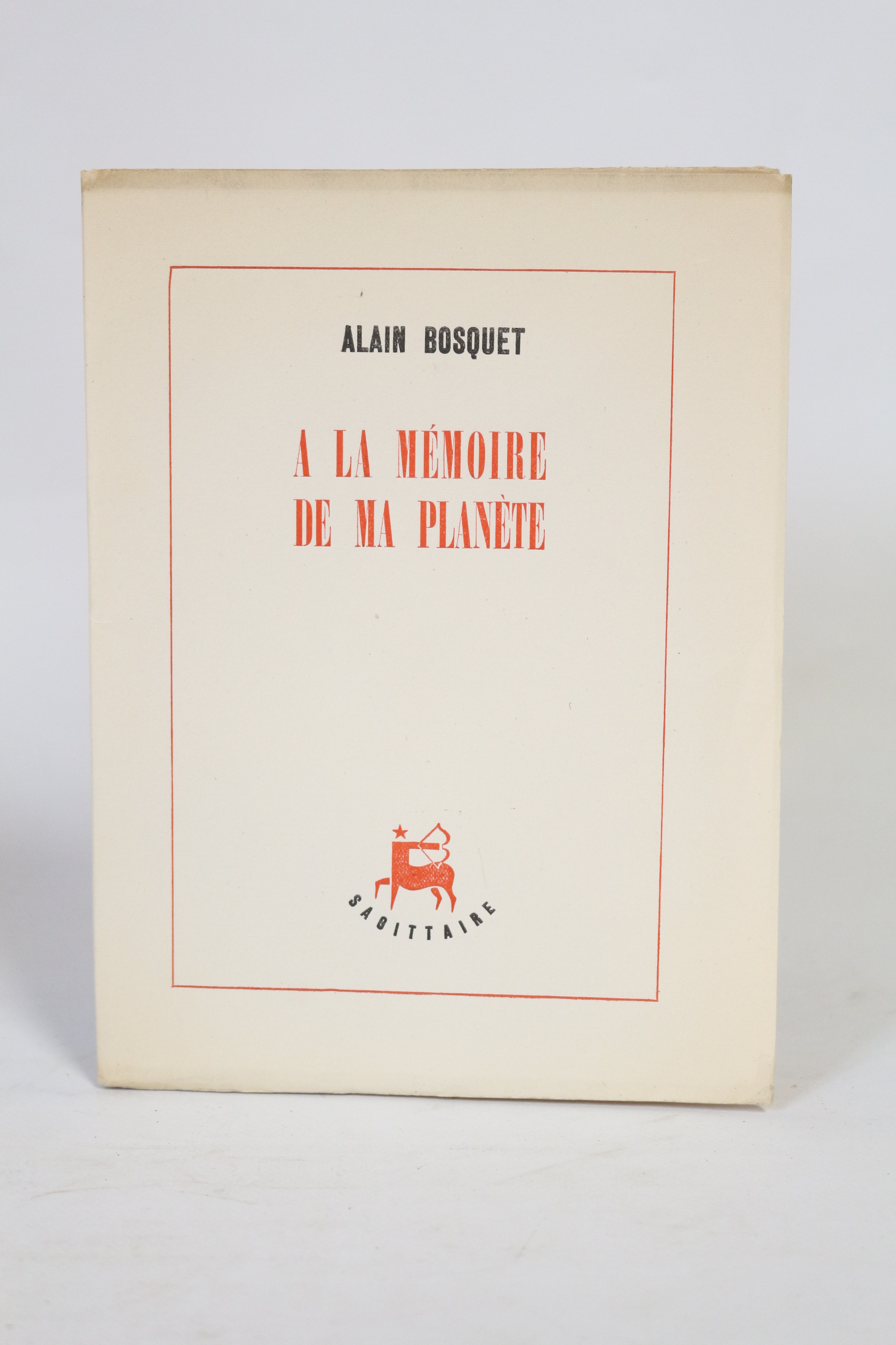 A la mémoire de ma planète