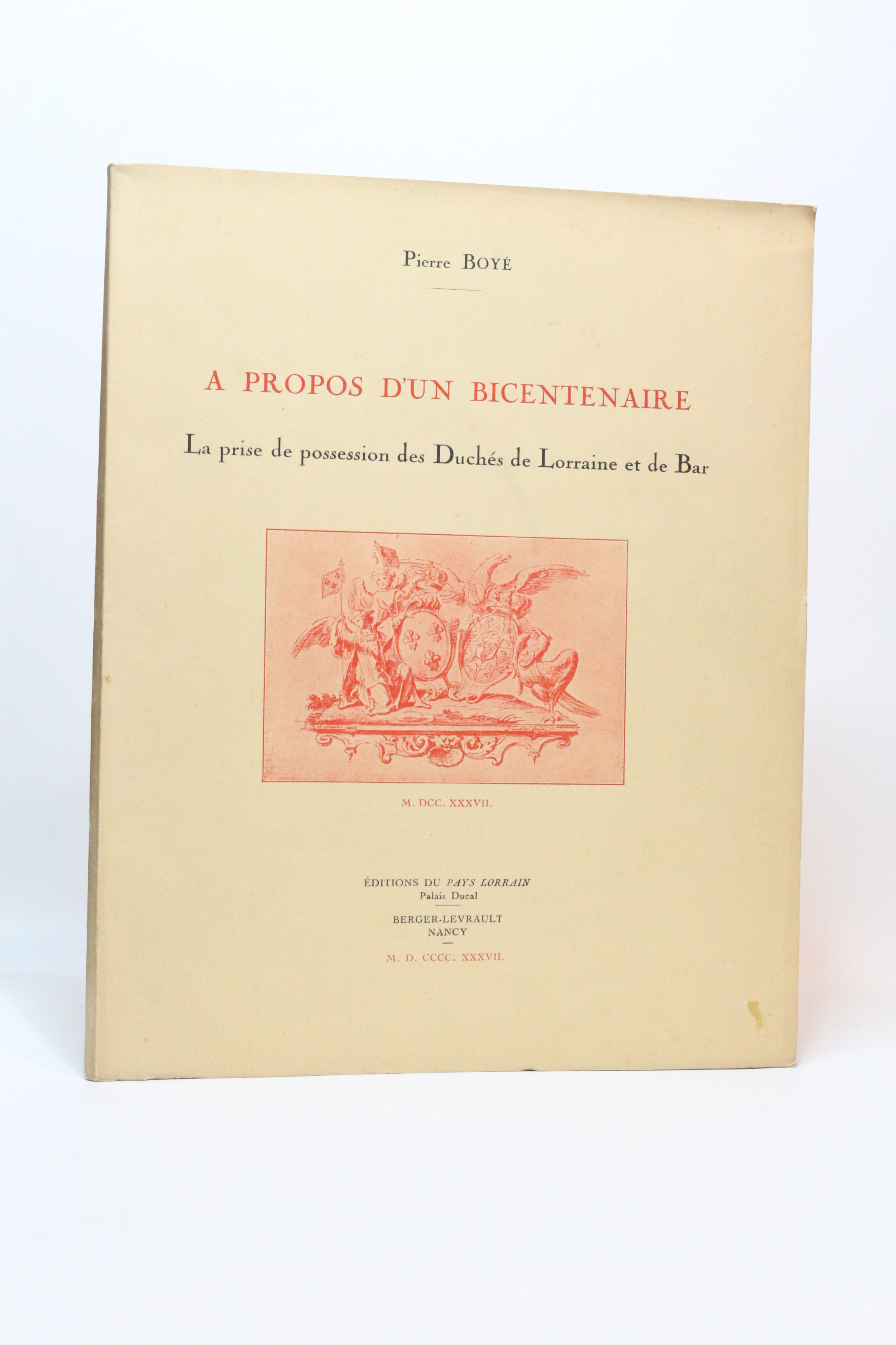 A propos d'un bicentenaire : La prise de possession des …