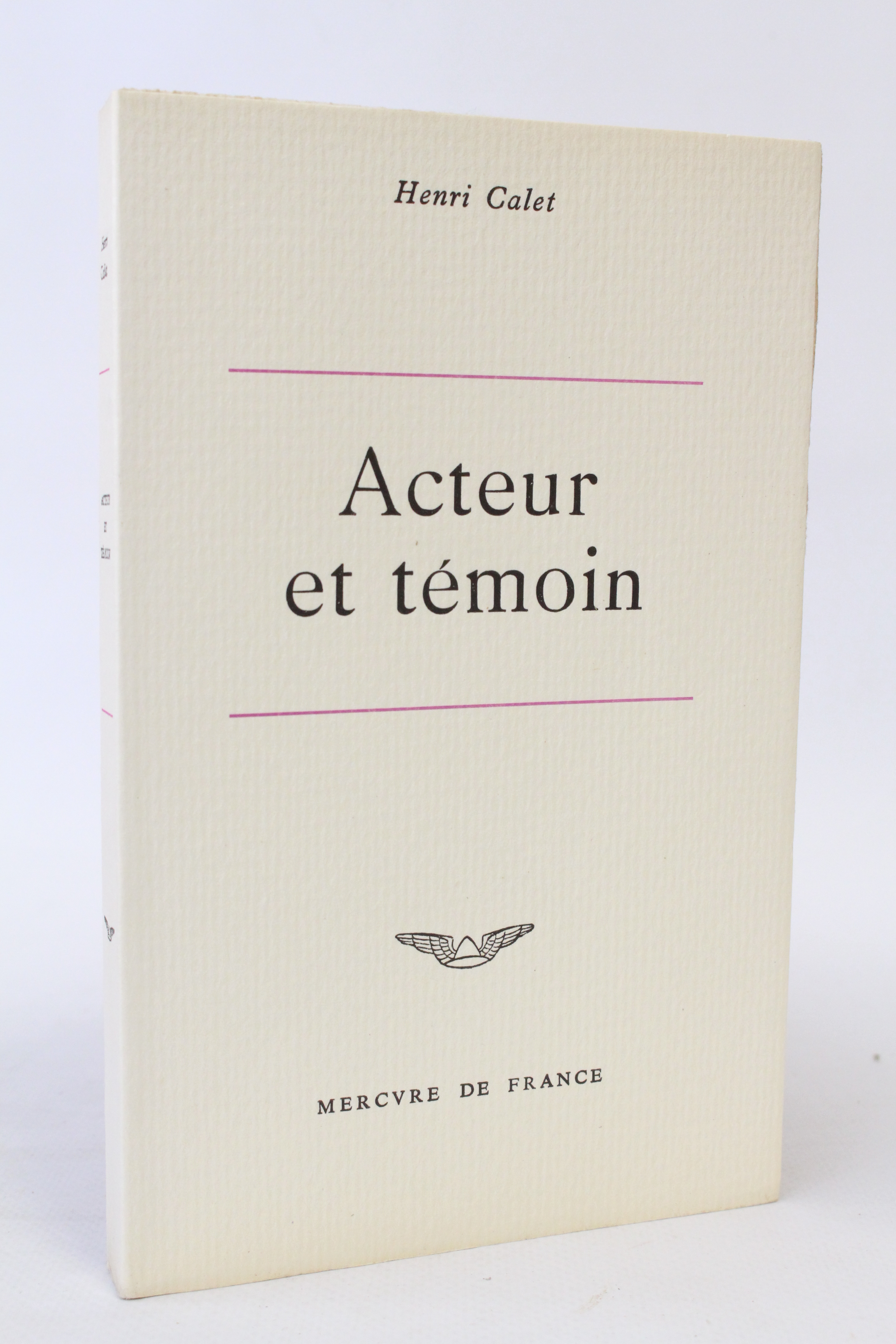 Acteur et témoin