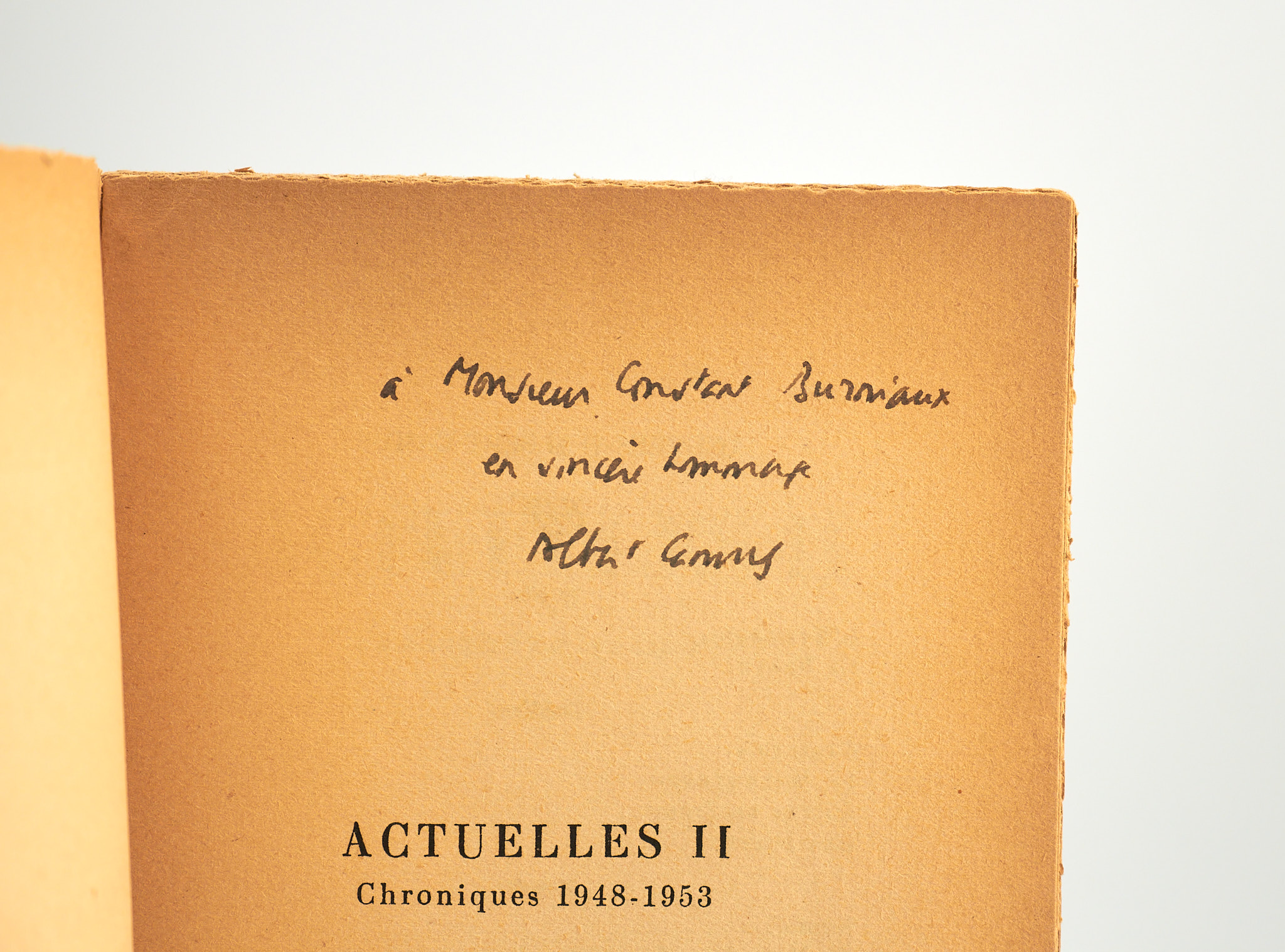 Actuelles II - Chroniques 1948-1953