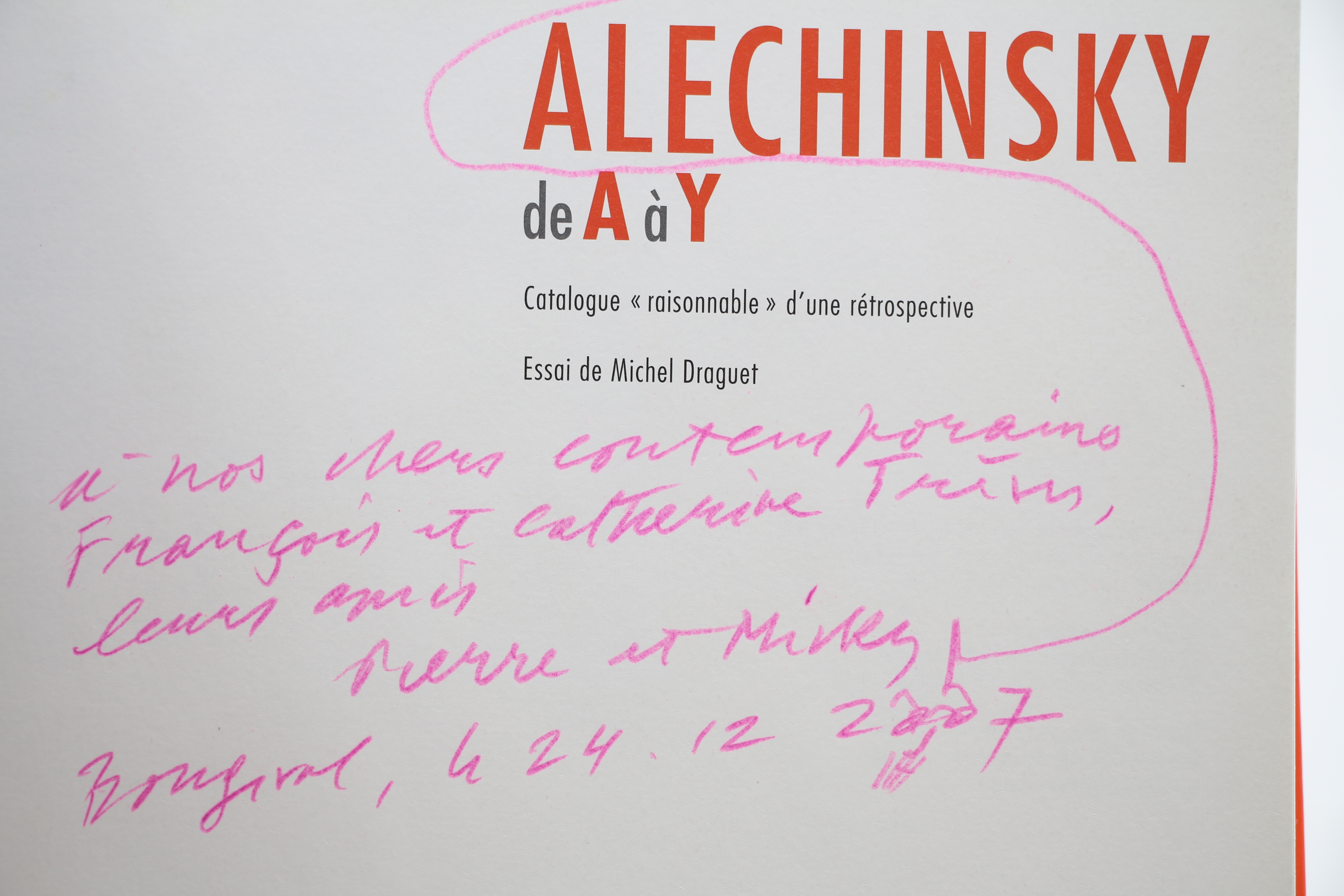 Alechinsky de A à Z