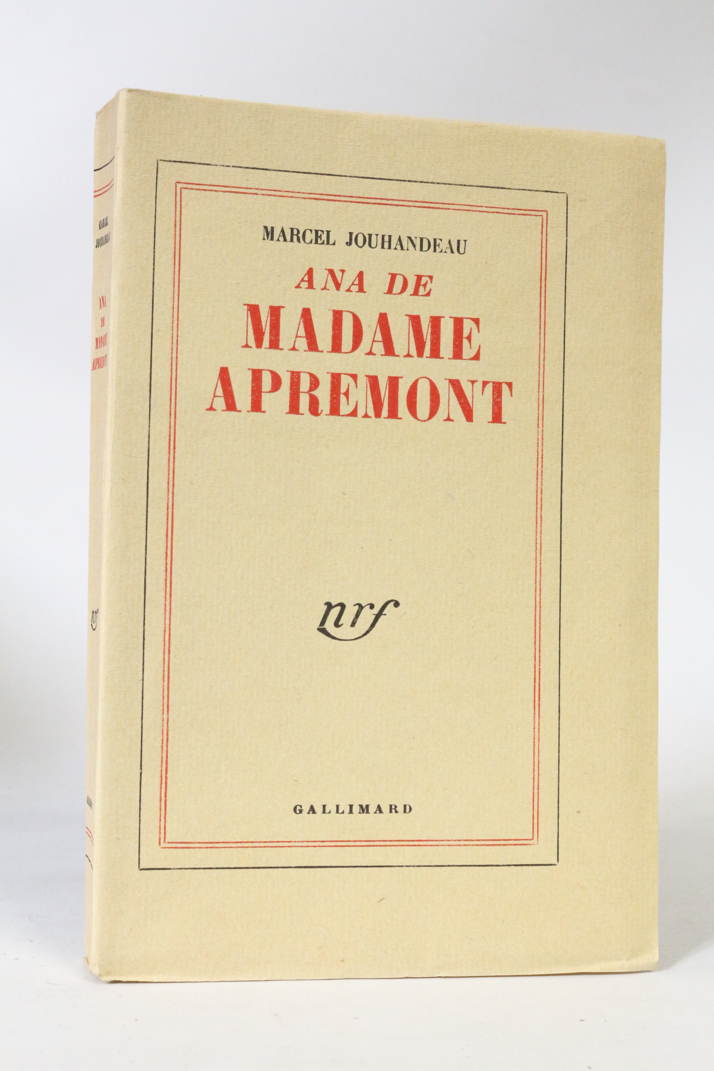 Ana de madame Apremont