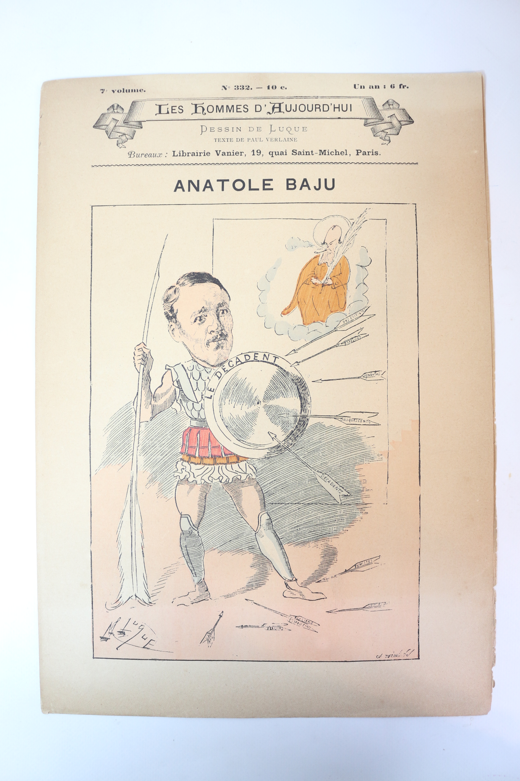 "Anatole Baju" - In Les Hommes d'aujourd'hui n°332