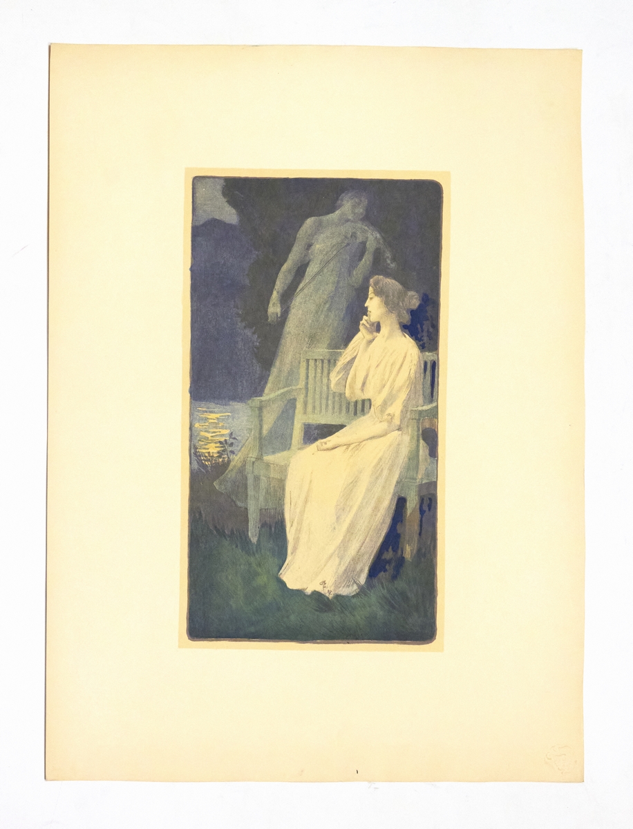 "Andante Nocturne" - Lithographie originale sur Japon - L'Estampe Moderne
