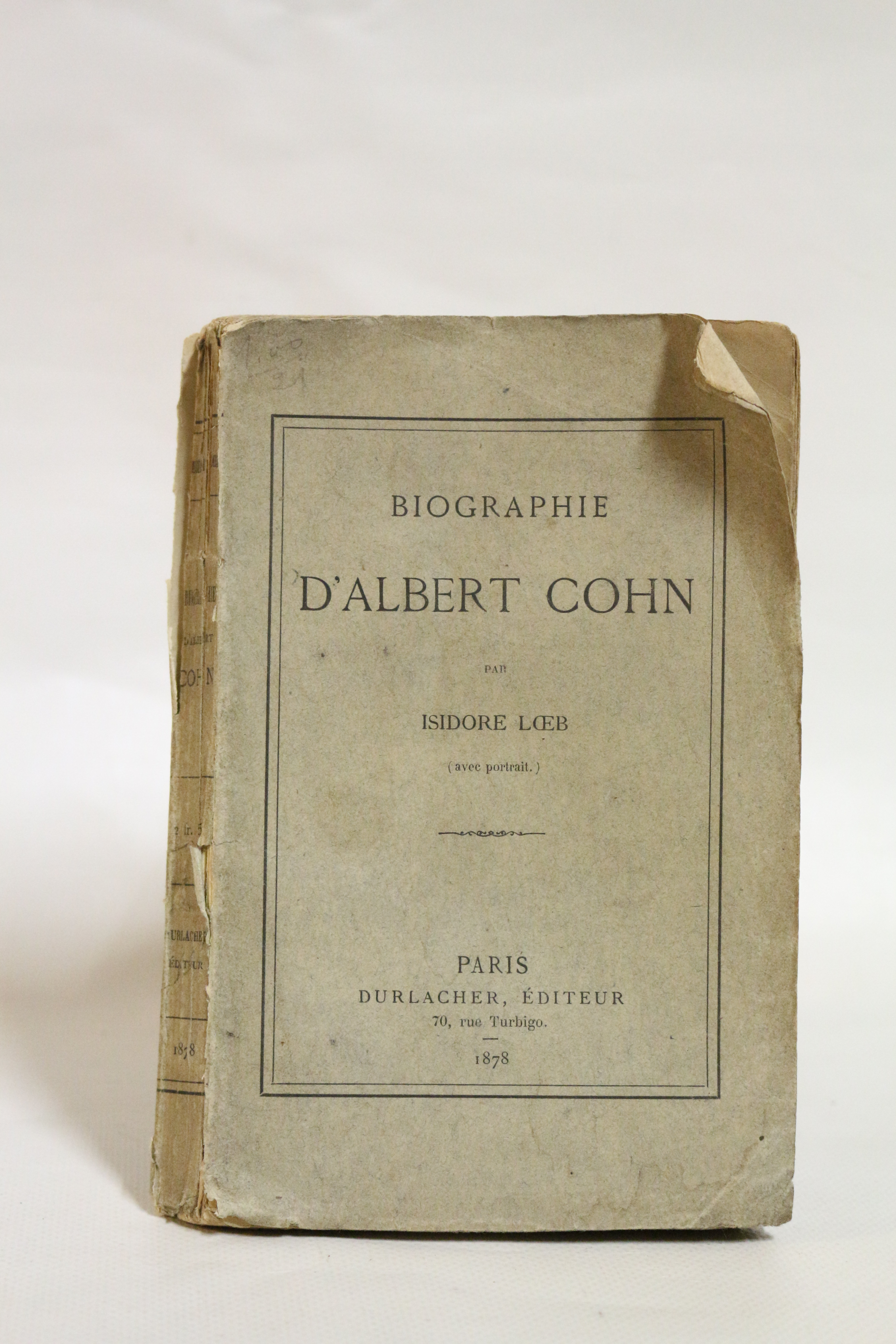 Biographie d'Albert Cohn