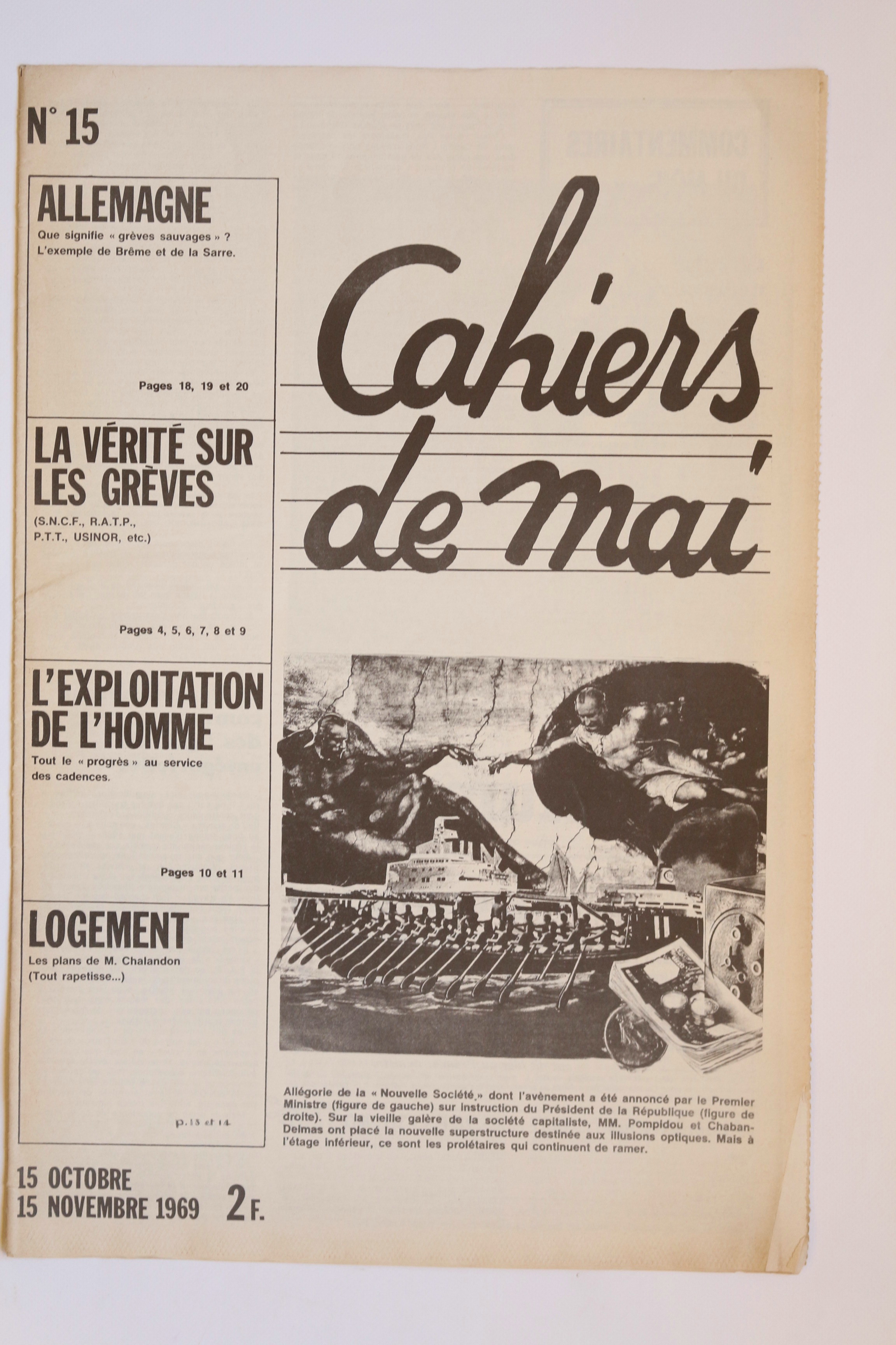 Cahiers de Mai N°15