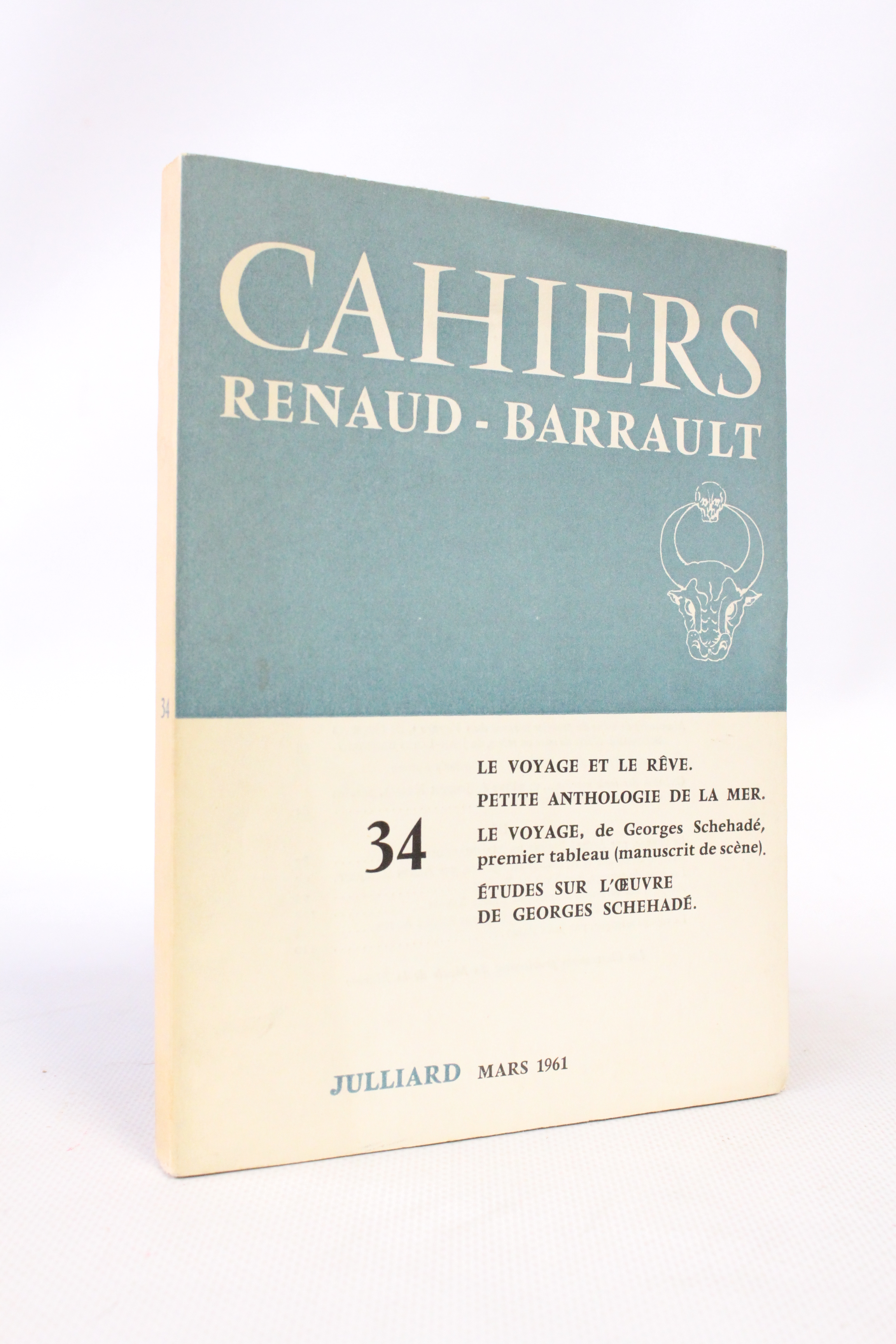 Cahiers Renaud-Barrault N°34. Le voyage et le rêve