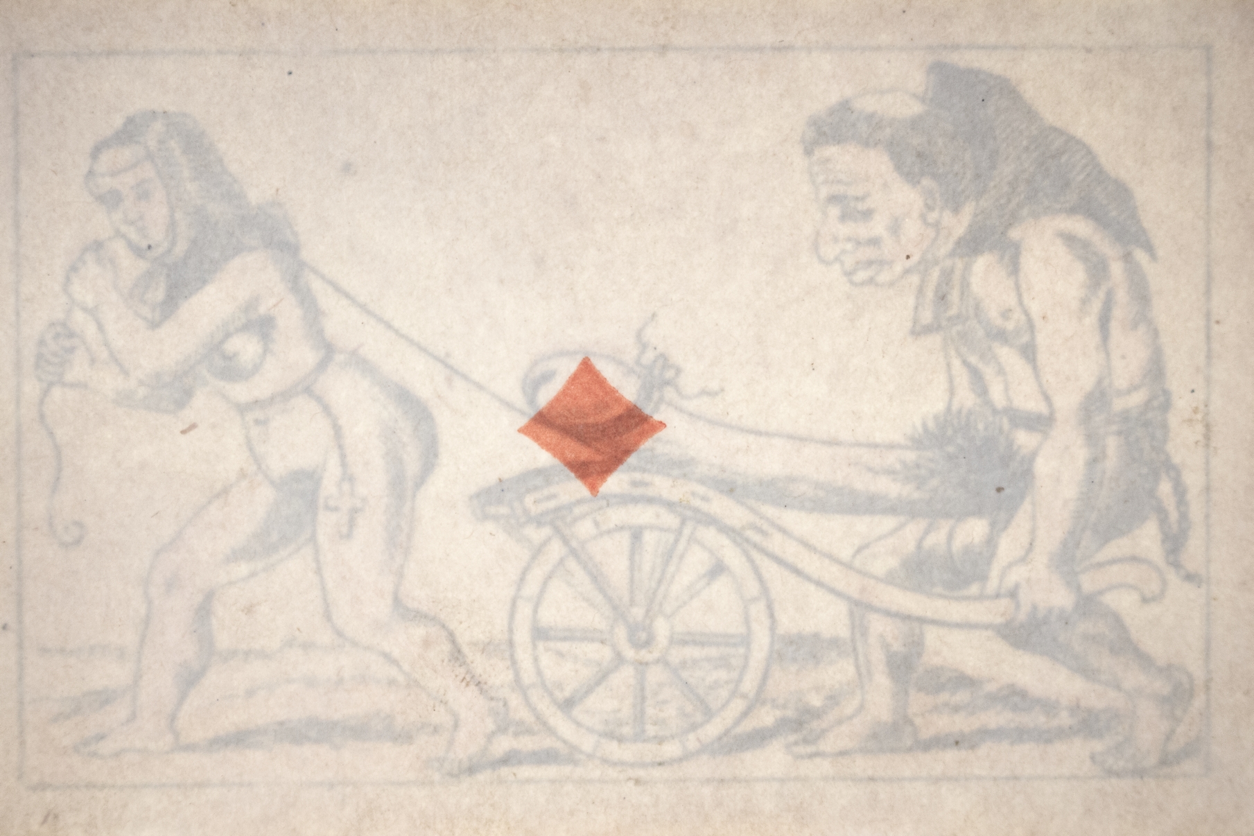 Cartes à jouer érotiques à secret - Carré d'as