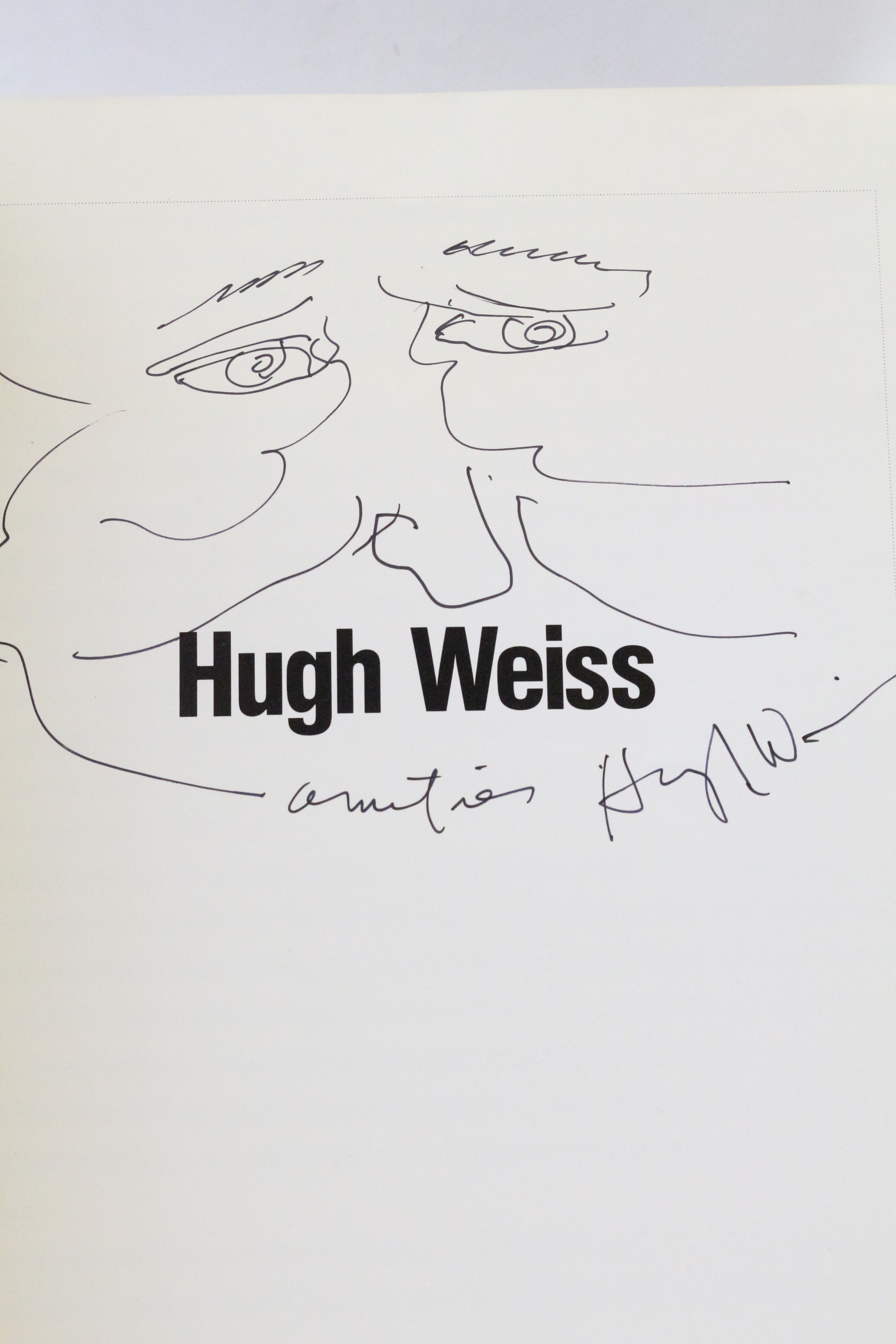 Catalogue de l'exposition des oeuvres d'Hugh Weiss au Centre National …