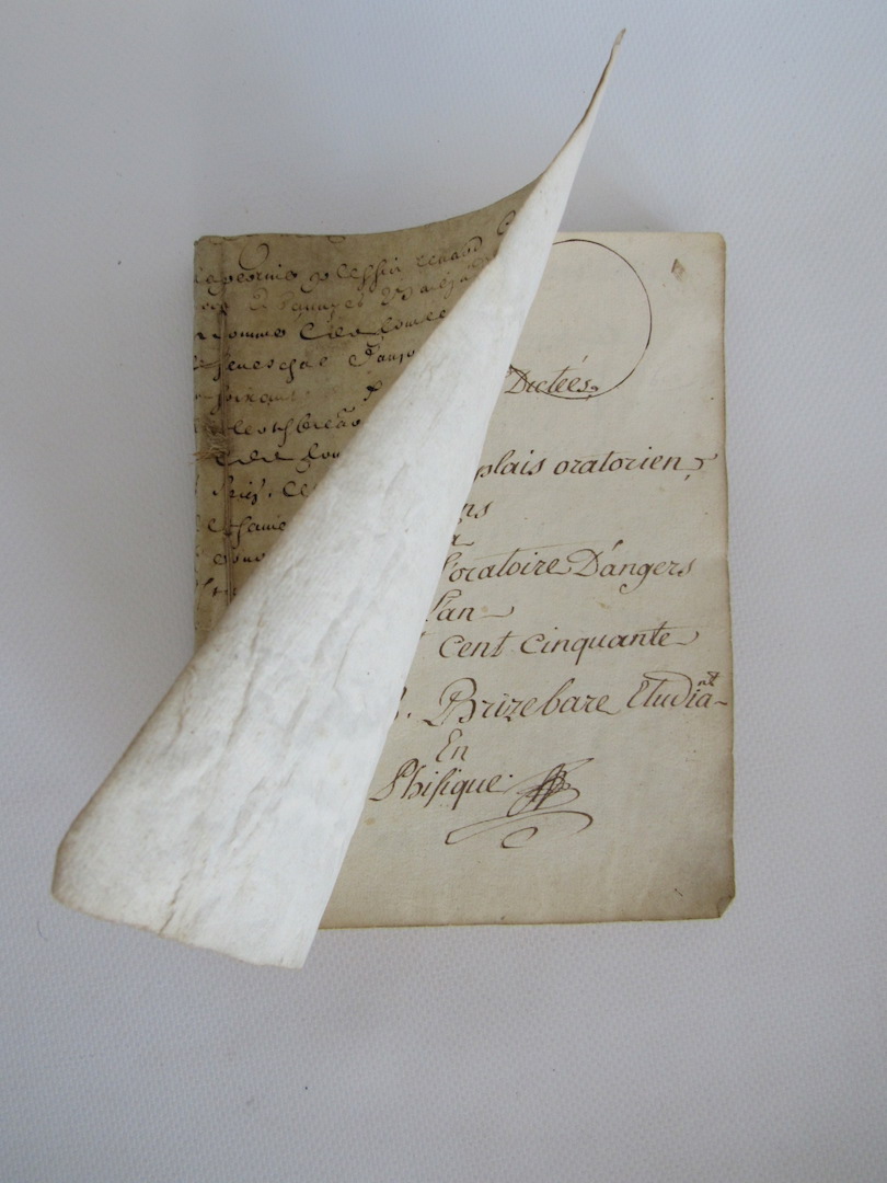 Cayer des mathématiques dictées par monsieur Duplay oratorien dans la …