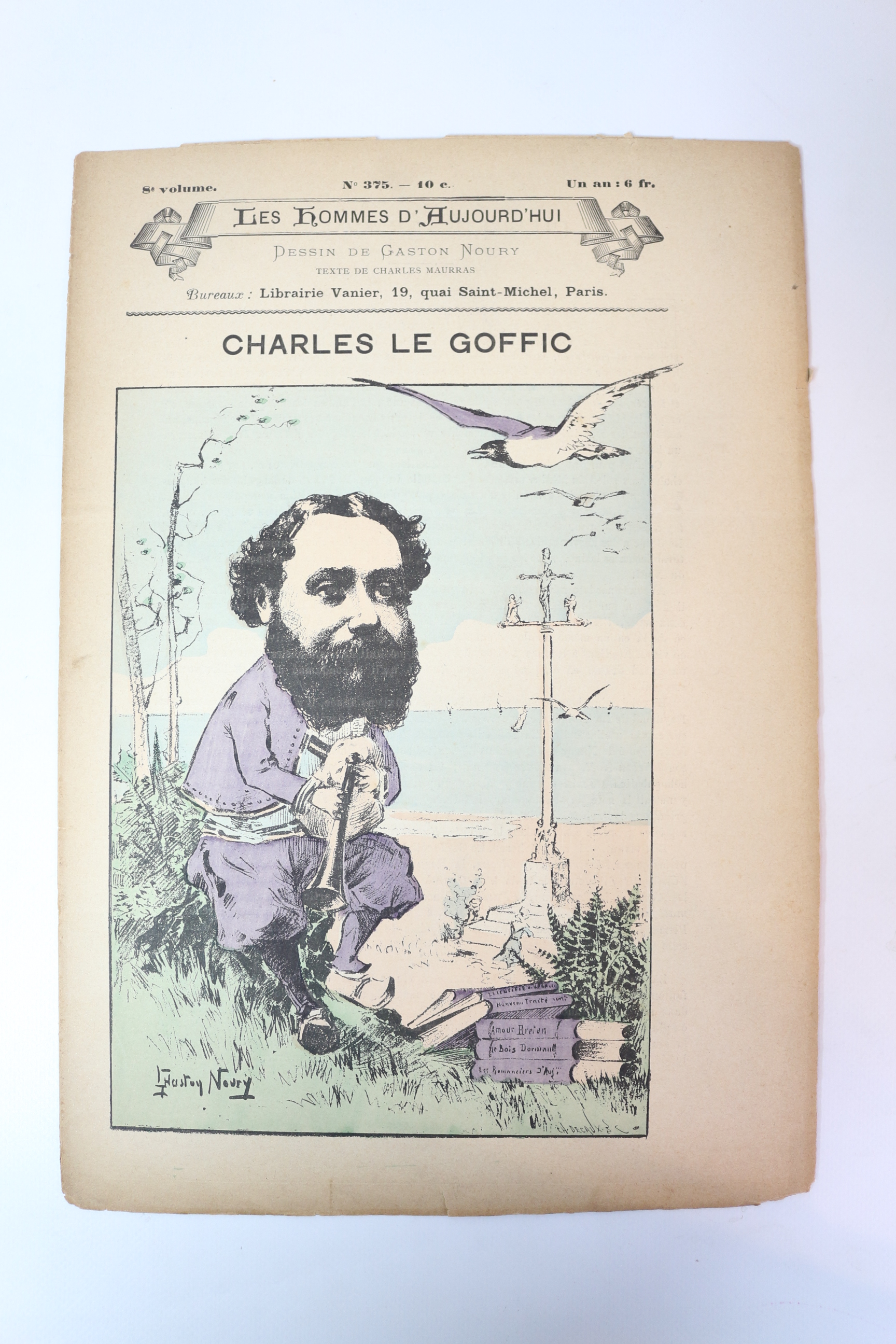 "Charles Le Goffic" - In Les Hommes d'aujourd'hui n°375