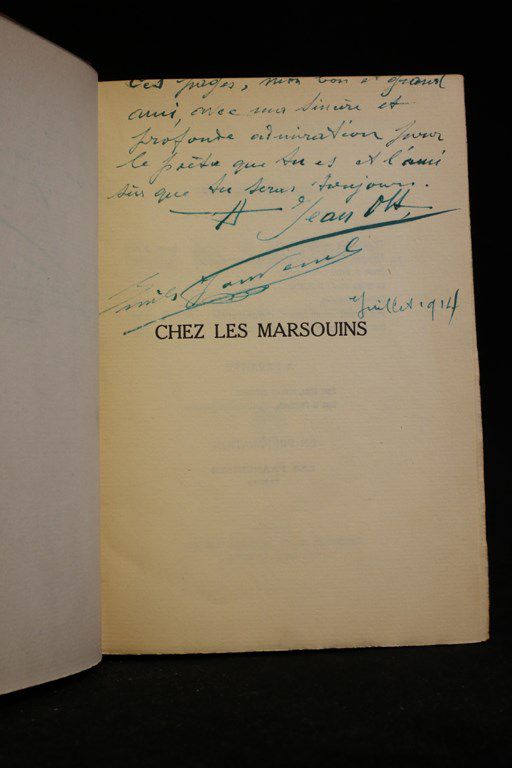 Chez les marsouins. Mémoires. - Journal de bord. - Lettres …