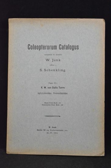 Coleopterorum catalogus auspiciis et auxilio. Pars 31 : K.W. von …