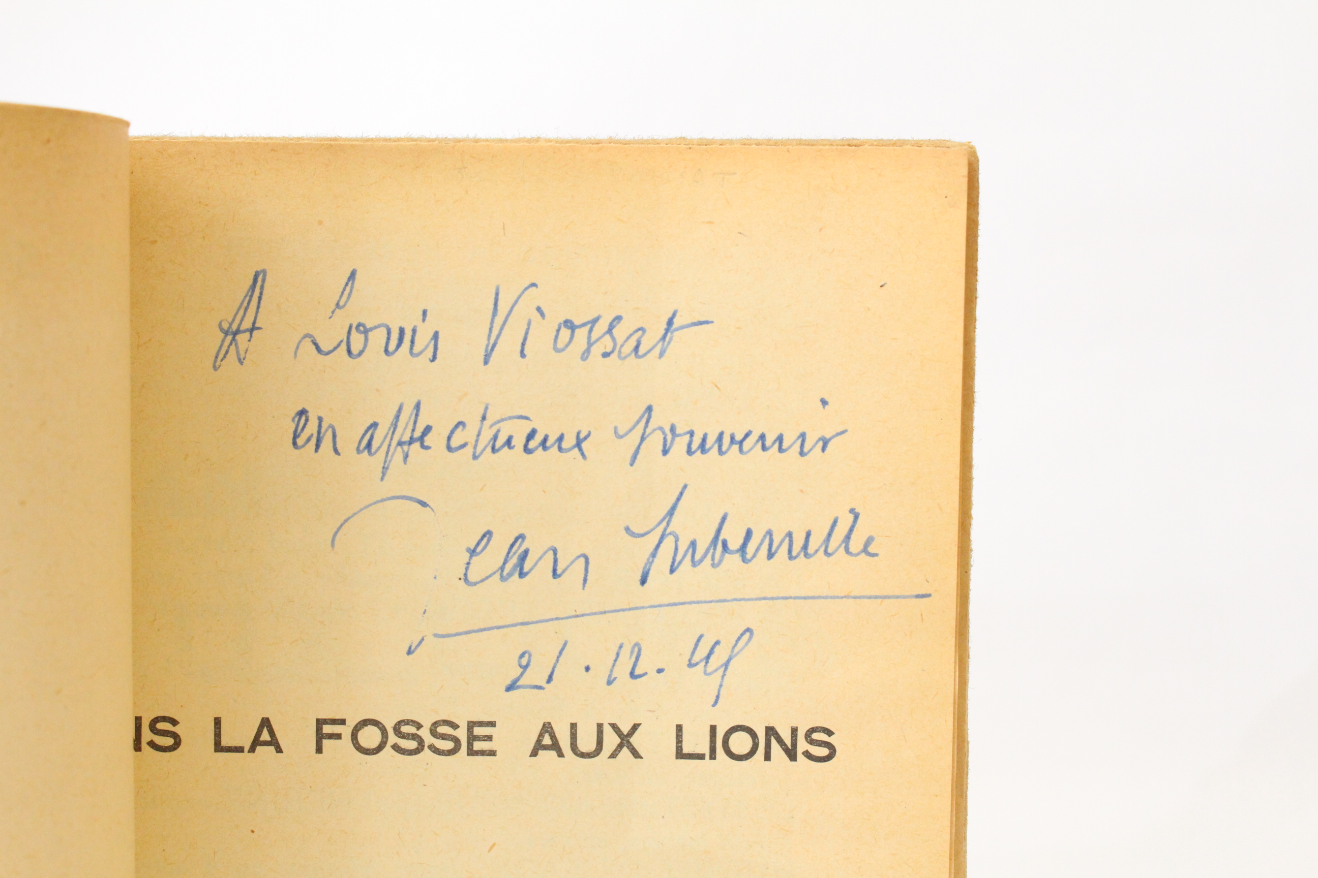 Dans la fosse aux lions