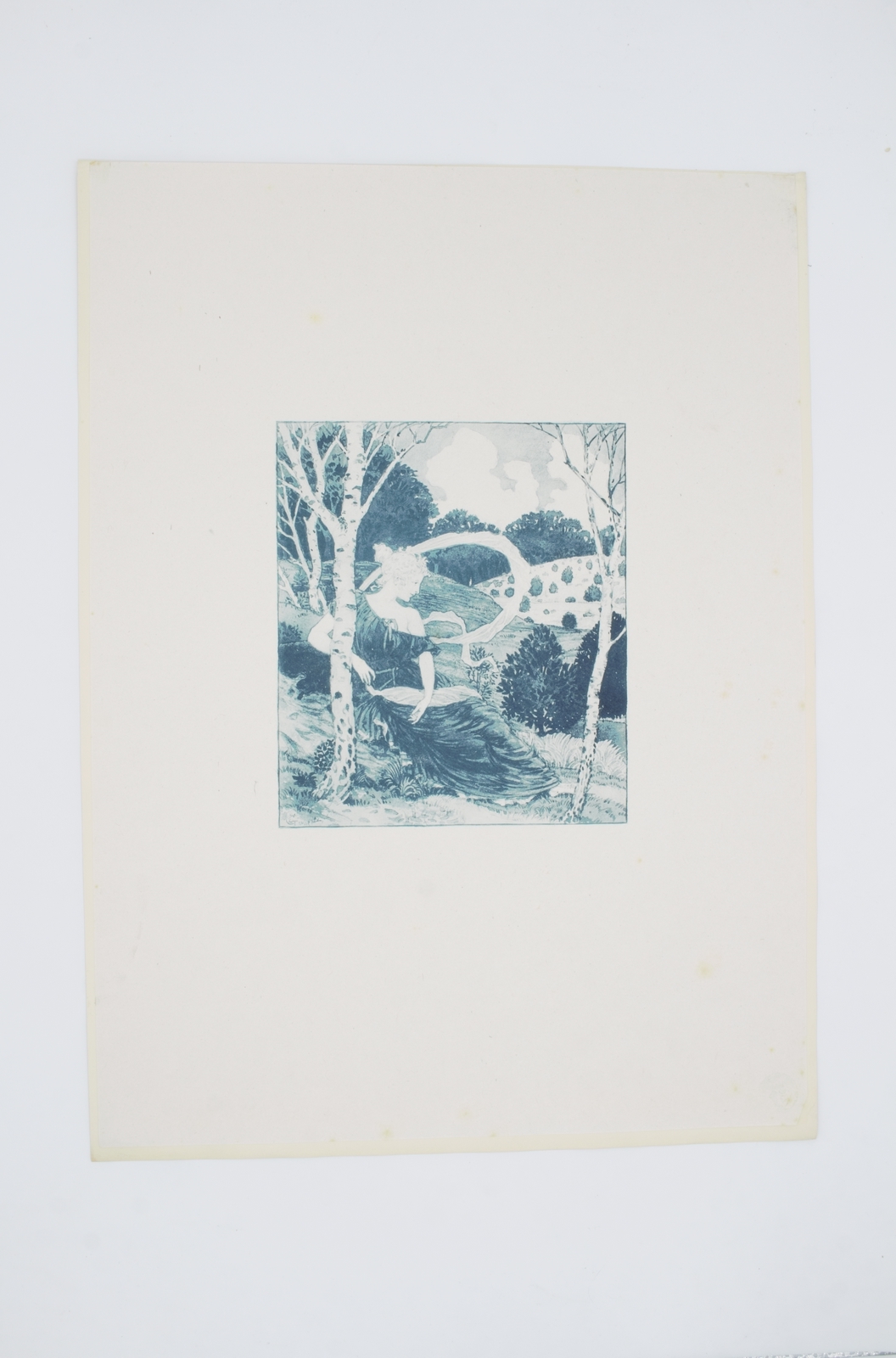 Dans les bois - Lithographie originale sur Chine - L'Estampe …