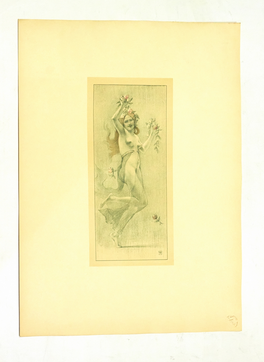 "Danse" - Lithographie originale sur Japon - L'Estampe Moderne
