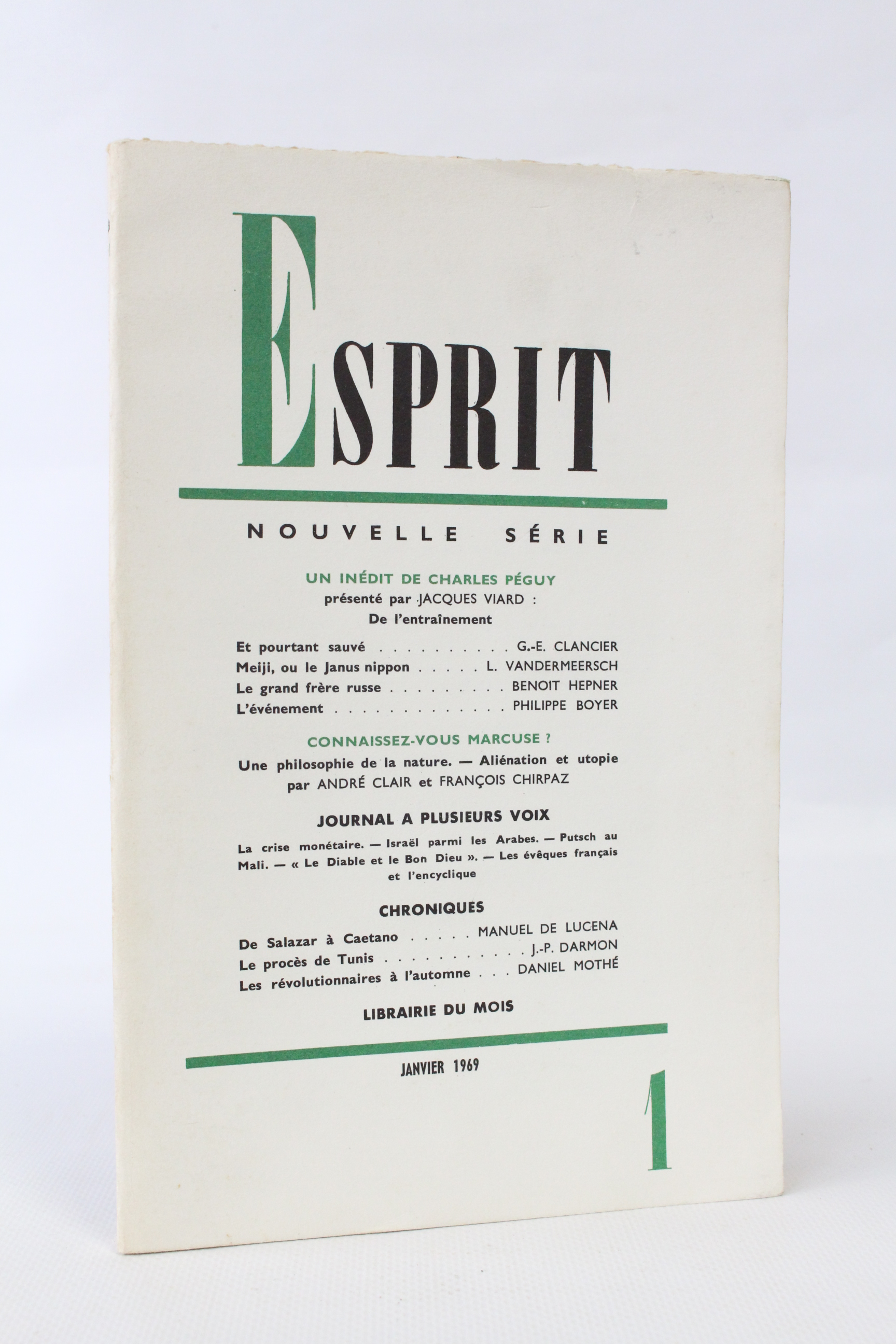 De l'entraînement - In Esprit N°377 de la 36e année