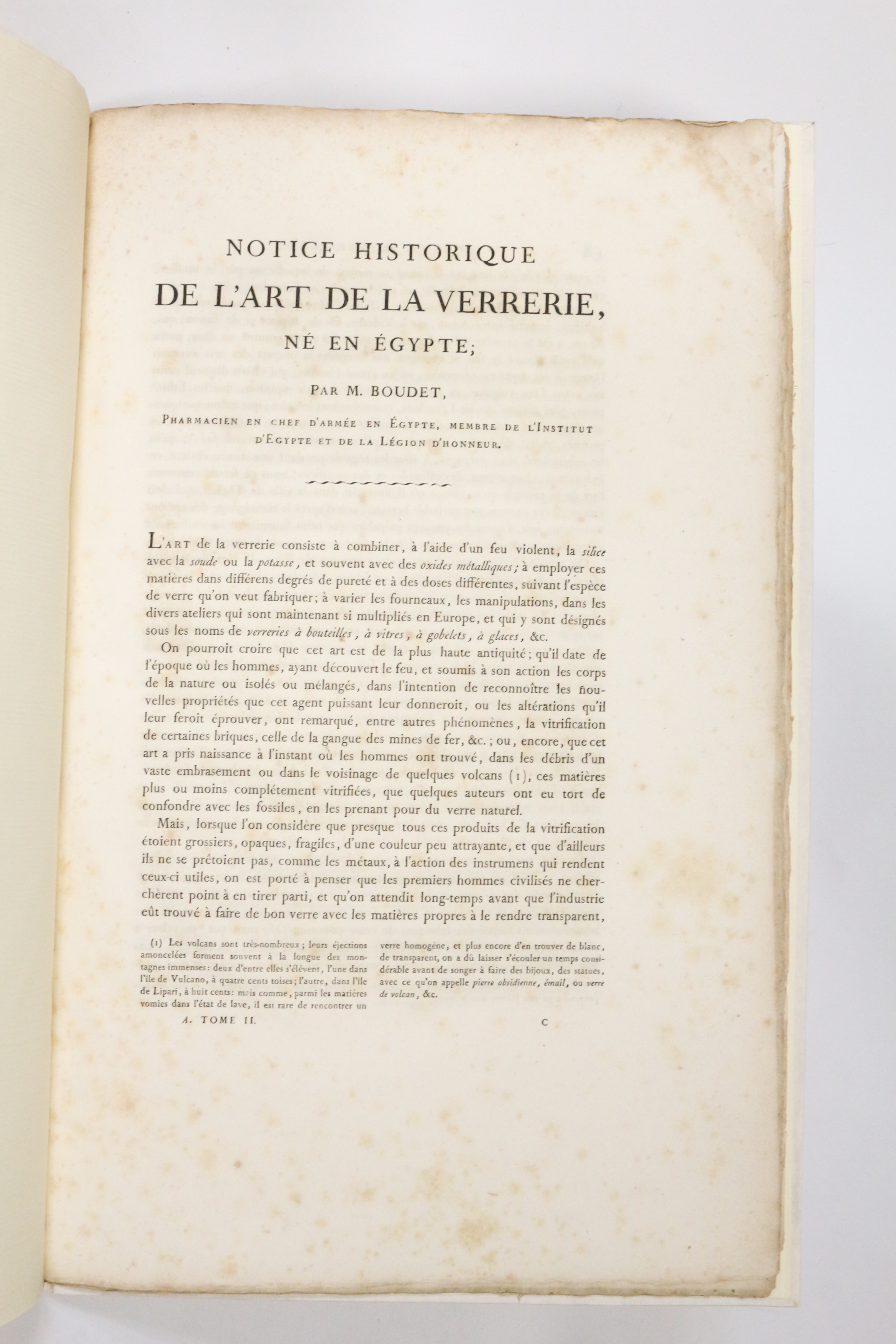Description de l'Egypte. Partie Antiquités. Notice historique de l'art de …