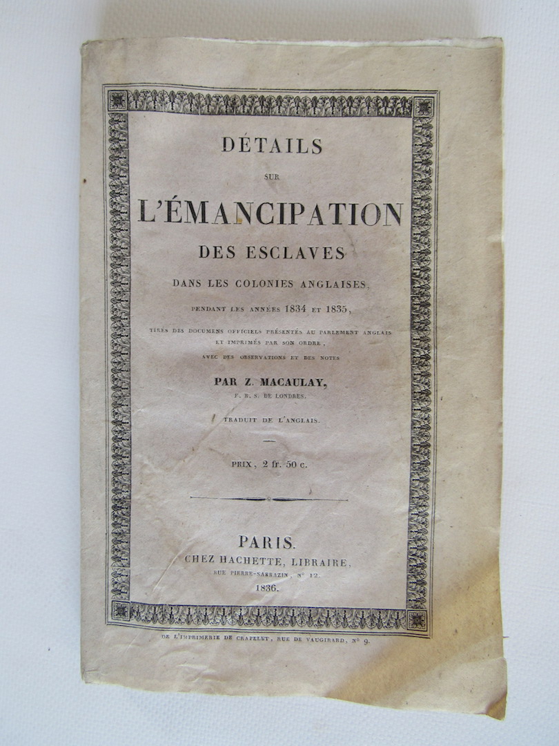 Détails de l'émancipation des esclaves dans les colonies anglaises pendant …