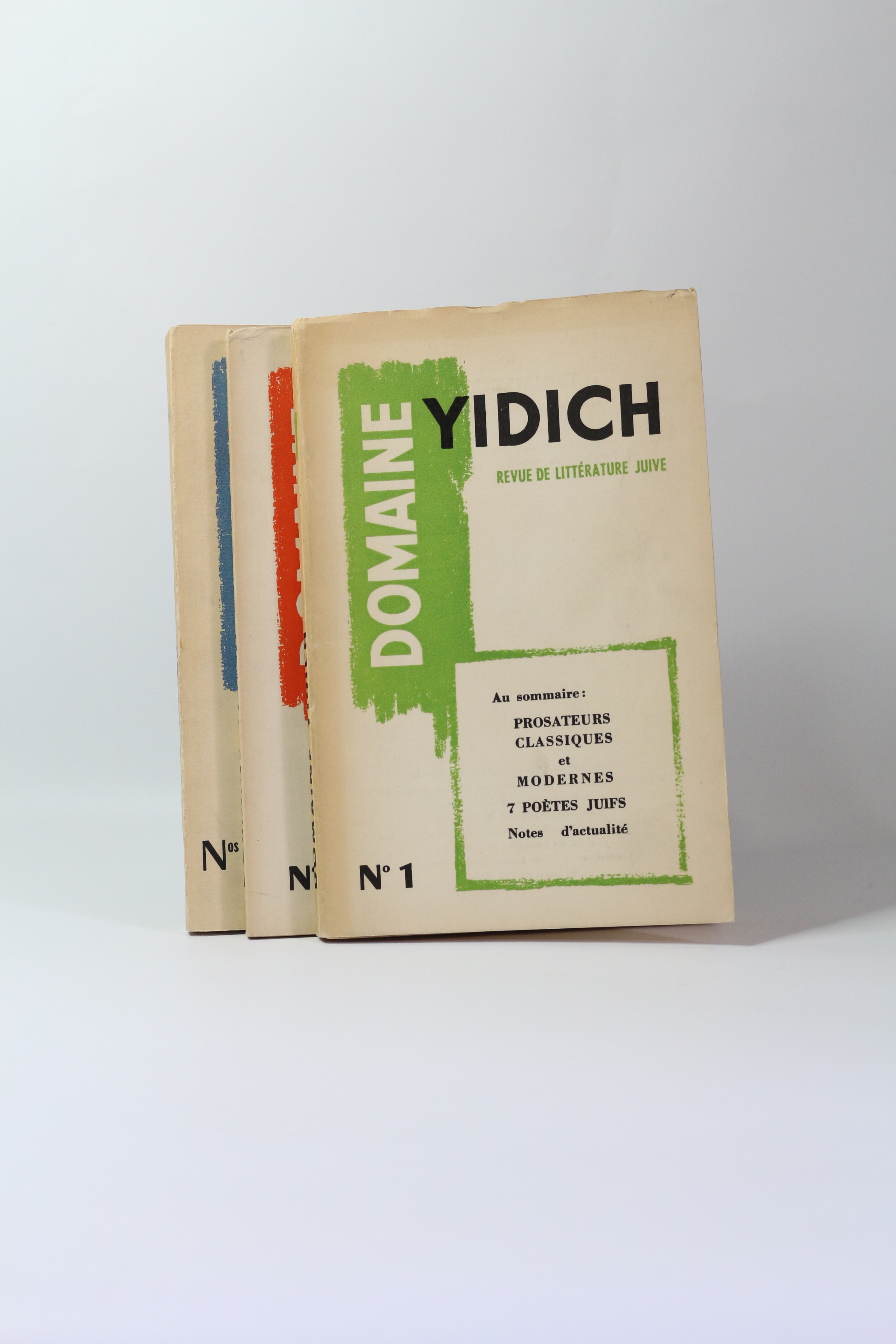 Domaine yidich, N°1 & 2 & 3-4. Revue de littérature …